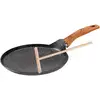 Image de Stoneline® Back To Nature Poêle À Crêpes 25 Cm, Avec Râteau À Crêpes