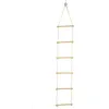 Image de Echelle de corde 5 barreaux pour portique Legler - Marron - 180 x 40 cm