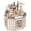 Image de Calendrier de lAvent - ALPEXE - Pyramide - Finitions détaillées - Décor ravissant - Bois