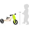 Image de Tricycle-Draisienne en bois Trike 2 en 1 - Vert - Mixte - A partir de 3 ans