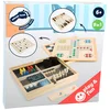 Image de Jeux En Bois Classiques 9 En 1 - Amusement Pour Toute La Famille