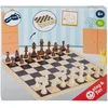 Image de Ensemble De Jeux De Société En Bois : Échecs Et Dames Xl