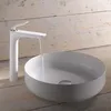 Image de Mitigeur de lavabo vasque haut BALANCE - KLUDI - Blanc - Monotrou - Laiton - Finition chromé