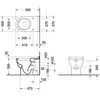 Image de Duravit Starck 3 WC à poser blanc 0124090000