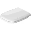 Image de Abattant WC - DURAVIT - D-CODE - Charnières inox - Blanc - Standard sans amortisseur