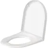 Image de Abattant WC - Duravit - Darling - Blanc - Charnières Inox - Sans Softclose