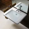 Image de Lavabo GEBERIT Renova Comfort Square - Sans trop plein - 65 x 55 cm - Accessible PMR - 128667000