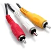 Image de Câble Cinch Audio Vidéo - PEARL - 150m - Mâle/Mâle - 3 Connecteurs - Rouge Blanc Jaune
