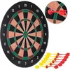 Image de Cible magnétique - PLAYTASTIC - Ø 40 cm - 12 fléchettes - Rouge - Jaune