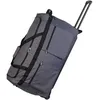 Image de Sac de voyage pliable XXL - XCase - 48h - Gris - Trolley avec poignée télescopique