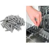 Image de 100 capuchons pour panier de lave-vaisselle coloris gris