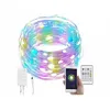 Image de Guirlande à LED RVB - Luminea Home Control - 10 m - Télécommande - Compatible commandes vocales