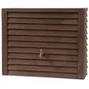 Image de Réservoir deau de pluie mural - GARANTIA - Woody 350L bois foncé - Bois - Marron - Cuve aérienne
