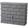 Image de Kit récupérateur deau - Graf - Rocky - 400L - Gris - Polyéthylène rotomoulé