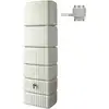 Image de Cuve Murale Slim 500 L Sable Avec Robinet Pe Imitation Laiton Et Collecteur Filtrant Eco Gris