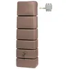 Image de Cuve Murale Slim 500 L Taupe avec robinet PE imitation laiton et Collecteur Filtrant Eco Gris