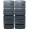 Image de 4rain Réservoir Mural Ensemble SLIM 1000 L gris graphite 2 x SLIM 500 L incl. connecteur