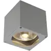 Image de Big Theo Wall Out Applique, Carré, Gris Argent, Es111, Max. 75w