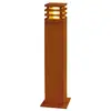 Image de Rusty Carre 70 Borne, Fonte Rouillée, E27 Éco. Énergie, Max. 11w, Ip55