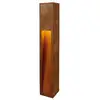 Image de Rusty Slot 80, Fonte Rouillée, E27 Éco. Énergie, Max. 11w, Ip44