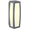 Image de Applique Extérieure Meridian Box Gris Argent E27 Max. 25w