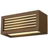 Image de Box-l E27 Applique, Carrée, Fonte Rouillée, E27, Max. 18w