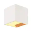 Image de Applique Intérieure Slv Plastra, Cube, Blanc, G9/qt14, 42w Max, Plâtre