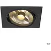 Image de New Tria Es111 Encastré, Carré, Noir, Max. 75w, Lames Ressorts