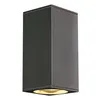 Image de Big Theo Up Down Out Applique, Carré, Anthracite, Es111, Max. 2x75w