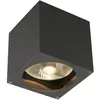 Image de Big Theo Wall Out Applique, Carré, Anthracite, Es111, Max. 75w