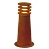 Image de Rusty 40 Led Rond, Borne, Fonte Rouillée, Led 3000k, Ip55