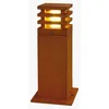 Image de Rusty Led 40 Carre, Borne, Fonte Rouillée, Led 3000k, Ip55