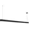 Image de Suspension Profilée Glenos 2m Noir Smd Led 103w 3000k - Slv - 1001406