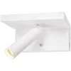 Image de Applique Intérieure, Liseuse, Blanc Karpo Avec Ampoule Led Variable Et 2 Ports Usb - Slv