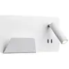 Image de Applique Int. Liseuse Somnila Spot Gauche Blanc Led 13w 3000k Avec Port Usb - Slv - 1003457