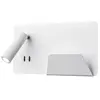 Image de Applique Int. Liseuse Somnila Spot Droite Blanc Led 13w 3000k Avec Port Usb - Slv - 1003458