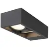 Image de Applique Extérieure Eskina Frame Double Gris Led 27w 3000/4000k Int - Slv - 1004748