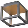 Image de Plafonnier Extérieur Quadrulo Gris Led 75w 3000k Ip55 - Slv - 1005202
