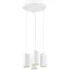 Image de Suspension Asto Tube Gu10 Longueur De Suspension 250 Cm 4x Max. 10w Blanc - Slv - 1006438