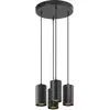 Image de Suspension Asto Tube Gu10 Longueur De Suspension 250 Cm 4x Max. 10w Noir - Slv - 1006437