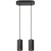 Image de Suspension Asto Tube Gu10 Longueur De Suspension 250 Cm 2x Max. 10w Noir - Slv - 1006433