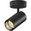 Image de Applique Et Plafonnier Asto Tube Cylindrique Gu10 1x Max. 10w Noir - Slv - 1006423