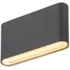 Image de Applique Murale Oval 14wl 2700/3000 K 6w Noir - Slv - 1007142