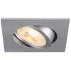 Image de Spot Encastré New Tria® 68 Intérieur Carré Orientable Alu Gu10 10w Ip 20 - Slv - 1007373