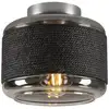 Image de Pantilo Rope 19 Plafonnier Et Applique Saillie Cylindrique 15w Gris/argent - Slv - 1007593