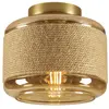 Image de Pantilo Rope 19 Plafonnier Et Applique Saillie Cylindrique 15w Orange/or - Slv - 1007592
