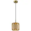 Image de Suspension Pantilo Rope 20 250 Cm E27 15w Orange/or - Slv - 1007589