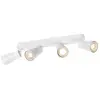 Image de Applique Et Plafonnier Puri 2.0 Dome Long Quadruple 6w Gu10 Blanc - Slv - 1008354