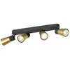 Image de Applique Et Plafonnier Puri 2.0 Dome Long Quadruple 6w Gu10 Noir/or - Slv - 1008353