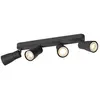 Image de Applique Et Plafonnier Puri 2.0 Dome Long Quadruple 6w Gu10 Noir - Slv - 1008352